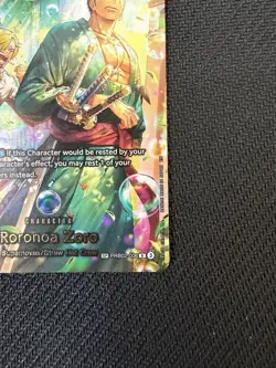 One Piece TCG The Azure Sea's Seven Foil OP-14 Roronoa Zoro PRB02-006 (SP) - LP - Image 3