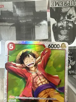 Monkey.D.Luffy ST21-014 - One Piece TCG Starter Deck EX: Gear 5 SR Foil NM - Image 2