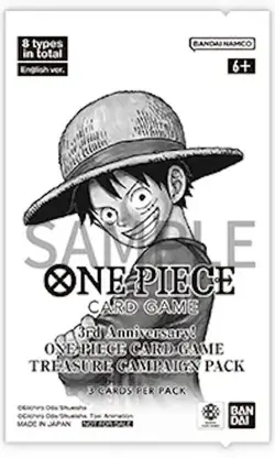 🔥One Piece 3rd Anniversary Treasure Campaign Promotion Pack NEW SEALED🔥 - Image 1