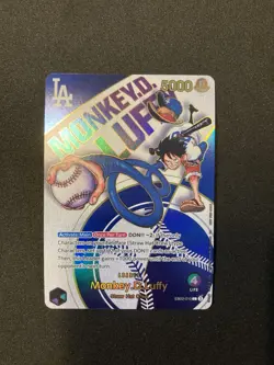 Monkey.D.Luffy (010) Dodgers x One Piece EB02-010 One Piece Promotion - Image 1