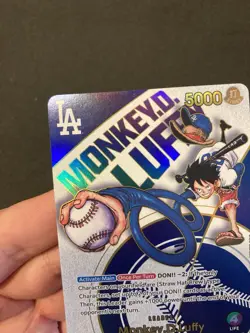 Monkey.D.Luffy (010) Dodgers x One Piece EB02-010 One Piece Promotion - Image 2