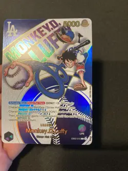Monkey.D.Luffy (010) Dodgers x One Piece EB02-010 One Piece Promotion - Image 4