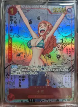 One Piece 2024 Nami Manga Alternate Art OP01-016 PRB01 JP - Image 1