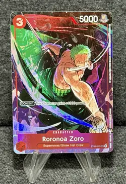 Roronoa Zoro (Gift Collection 2023) ST01-013 One Piece Promotion Cards Foil - Image 1