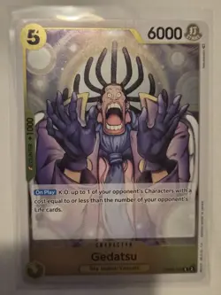 Gedatsu OP05-102 RARE One Piece Awakening of the New Era Card ENGLISH - Image 1