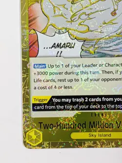 Two-Hundred Million Volts Amaru OP05-115 Jolly Roger Foil PRB-01 ONE PIECE - Image 4