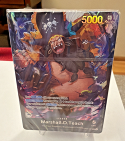 One Piece TCG Starter Deck ST 27 Black Marshall D. Teach NEW Deck Sealed English - Image 1