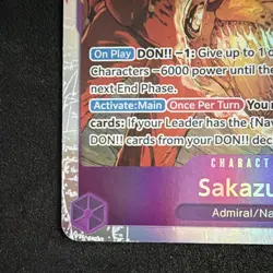 Bandai One Piece TCG Sakazuki OP16-065 SR Foil English 8000 C7 - Image 3