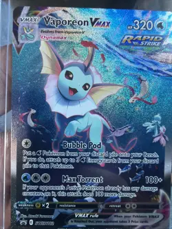 Vaporeon VMAX SWSH182 SWSH: Sword & Shield Promo Cards Holo - Image 1