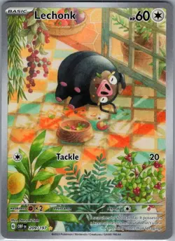 Lechonk 209/197 SV03: Obsidian Flames - Pokemon Card - NM - Image 1