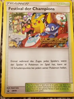 Festival Der Champions 2017 Worlds Promo Pokemon SM-P Champions Festival - Image 1