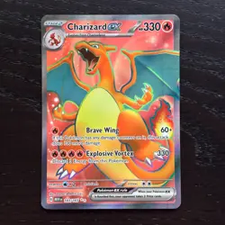 Charizard ex 183/165 Pokemon 151 Scarlet & Violet Ultra Rare Holo NM - Image 1