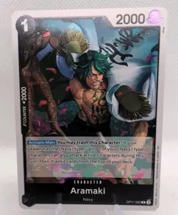 Aramaki OP11-082 A Fist of Divine Speed Foil One Piece Card Game - Image 1