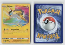 Raikou #050/185 Swsh04 Vivid Voltage Amazing Rare Pokemon TCG NM - Image 3