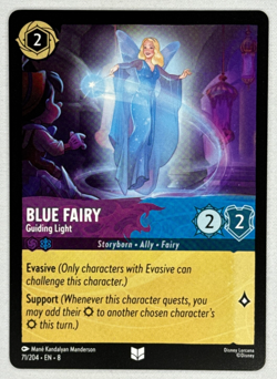 Disney Lorcana Blue Fairy Guiding Light Reign of Jafar 71/204 Uncommon - Image 1