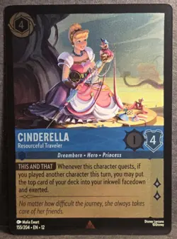 Cinderella Resourceful Traveler Foil 155/204 Wilds Unknown Disney Lorcana - Image 1