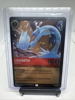 Liquidator - Iced Over 111/204 Cold Foil Disney Lorcana Winterspell NM - Image 1