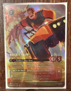 Disney Lorcana Reign of Jafar Wreck-It Ralph - Big Lug Enchanted 206/204 Holo - Image 1