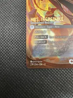 Disney Lorcana Wilds Unknown Mrs Incredible Determined Rescuer Enchanted 239/204 - Image 2