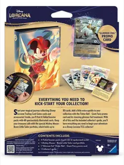Disney Lorcana Fabled Collection Starter Set 4 Booster Packs Promo 2025 - Image 3