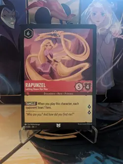 Disney Lorcana Rapunzel - Letting Down Her Hair 121/204 Uncommon NM TCG - Image 1