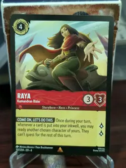 Raya - Kumandran Rider | Disney Lorcana Azurite Sea | 107/204 Rare Non Foil - Image 1