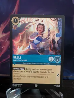 Belle - Apprentice Inventor 159/204 Archazia's Island Regular Disney Lorcana - Image 1