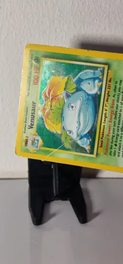 Pokemon TCG Base Set Venusaur 15/102 Holo Rare MP - Image 4