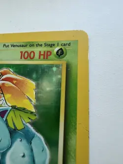 Pokemon TCG Venusaur Base Set Holo Rare 15/102 1999 Vintage English MP - Image 3