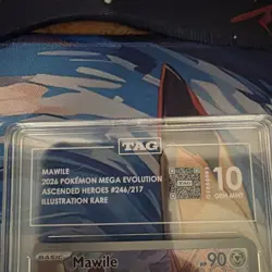 Mawile 246/217 Me: Ascended Heroes Holo - Illustration Rare - TAG 10 RARE VHTF - Image 3