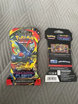 Pokemon TCG: Mega Evolution-Phantasmal Flames Sleeved Booster Pack (10 Cards) - Image 1