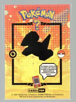 PORYGON #137 - Card Tops Pokedex Database - Pokemon Card *GOLD HOLO FOIL DESIGN* - Image 2