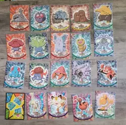Pokemon Topps Cards 20 Card Lot ( 9 Blue Label 11 Black Label ) Vintage - Image 1