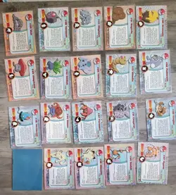 Pokemon Topps Cards 20 Card Lot ( 9 Blue Label 11 Black Label ) Vintage - Image 2