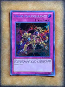 Yugioh Chain Disappearance LCKC-EN094 Secret Rare NM - Image 1