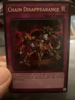 Yugioh! Chain Disappearance LCKC-EN094 Secret Rare Mint - Image 2