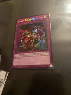 Yugioh! Chain Disappearance LCKC-EN094 Secret Rare Mint - Image 3