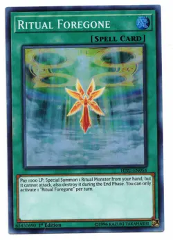 Yu-Gi-Oh Card: Ritual Foregone HISU-EN054 Super Rare 1st Edition! NM - Image 1