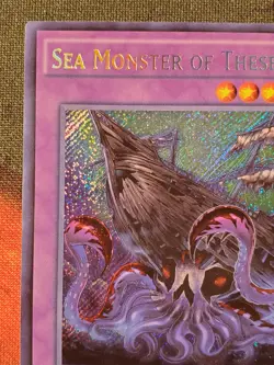 Yugioh Sea Monster of Theseus RATE-EN081 Secret Rare 1st Edition NM - Image 2
