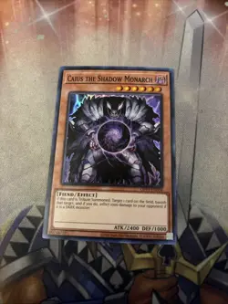 Yugioh Caius the Shadow Monarch OP19-EN004 Super Rare NM - Image 1