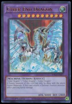 Cyber End Dragon SDCS-EN041 Structure Deck: Cyber Strike Yu-Gi-Oh 1st Edition NM - Image 1