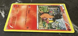 Pokemon Tepig 3/12 McDonald's Promo Holo 2011 Black & White MP Pokemon Card - Image 3