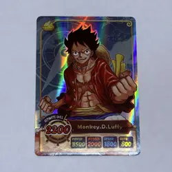 Monkey. D. Luffy - One Piece Trading Card Game Holo Foil Cool Art Tc8 - Image 1