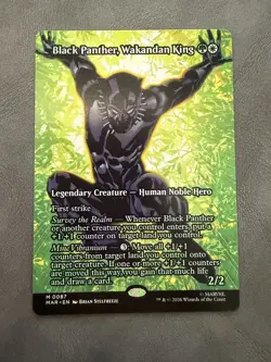 Black Panther, Wakandan King (Borderless) Marvel Universe Eternal-Legal Regular - Image 1