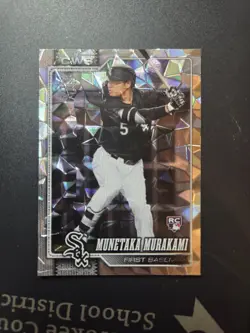 2026 Topps Series 2 Munetaka Murakami RC Diamante Parallel White Sox #503 - Image 1