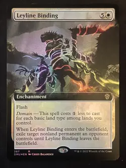 LEYLINE BINDING EXTENDED ART FOIL [DMU] [MINT] [24] | MTG - DOMINARIA UNITED - Image 2