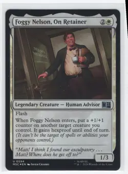 #594 2026 * Foggy Nelson, On Retainer Uncommon FOIL - Image 1