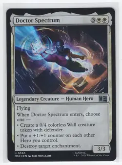 #590 2026 Marvel Super Heroes Commander Doctor Spectrum Uncommon FOIL - Image 1