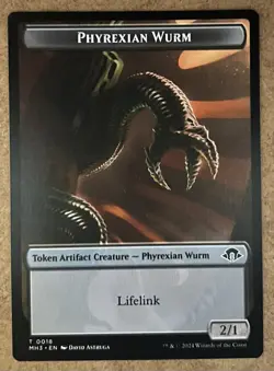 Phyrexian Wurm Token - Modern Horizons 3 - NM MTG - Image 1