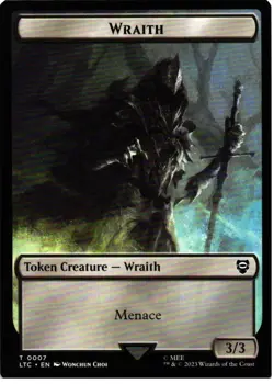 Wraith // Dragon Token 7 // 14 Commander: The Lord of the Rings NM MTG - Image 2